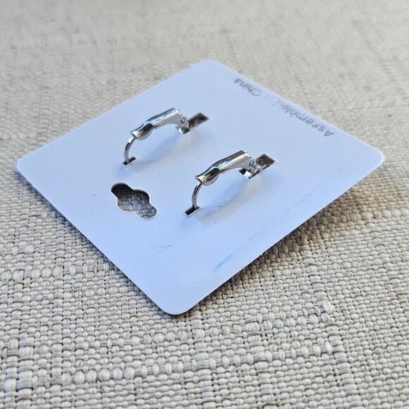 Crystal Collection Women Earrings Silver Turquoise Tone made With Swavoski Cryst - Picture 8 of 8